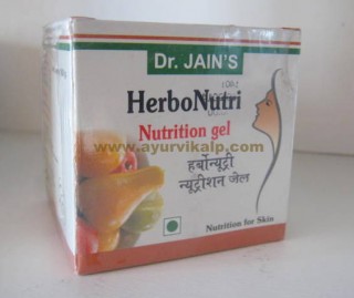 Dr Jain's HERBONUTRI Nutrition Gel 100g Nutrition For Skin With Almond Oil & Aloe Vera Juice